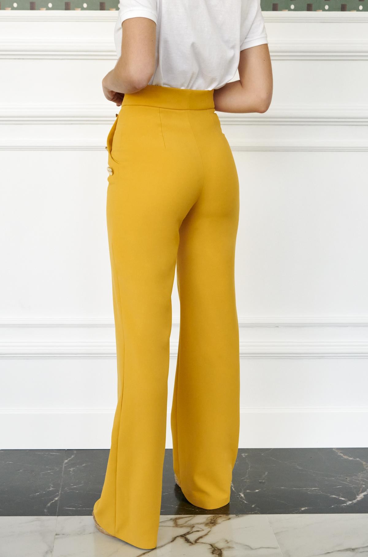 PANTALÓN BASIC MOSTAZA