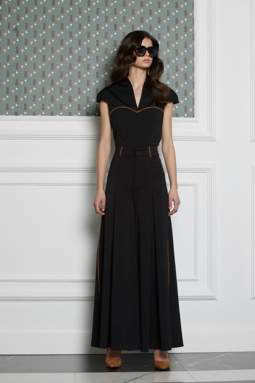 Black Japen palazzo pants