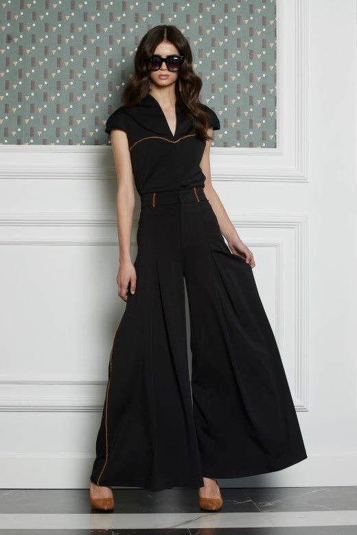 Black Japen palazzo pants