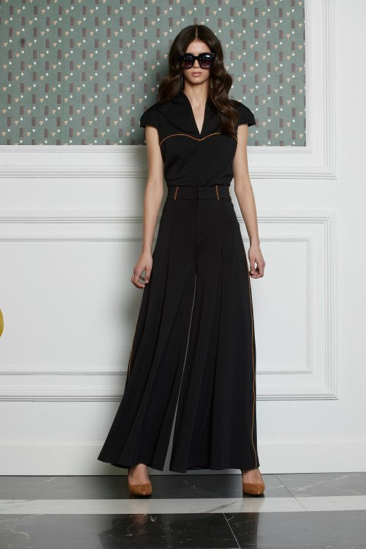Black Japen palazzo pants