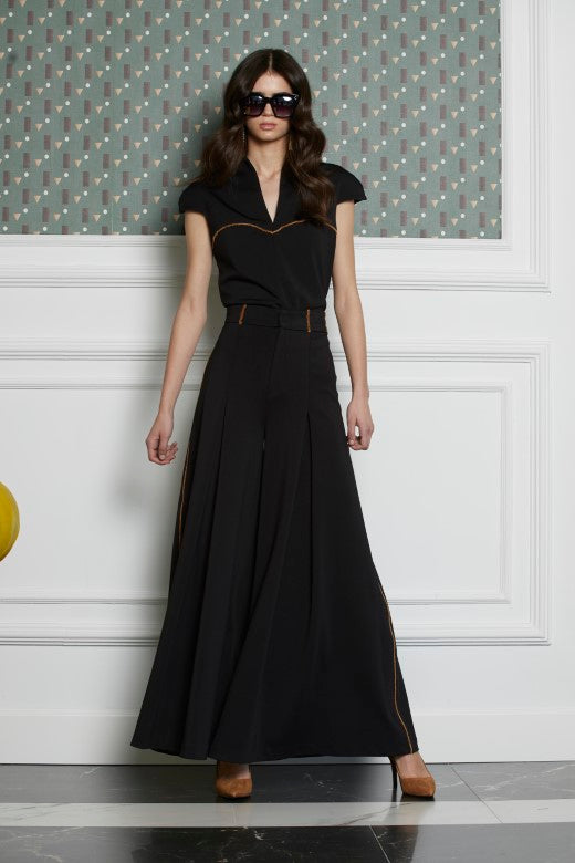 Black Japen palazzo pants