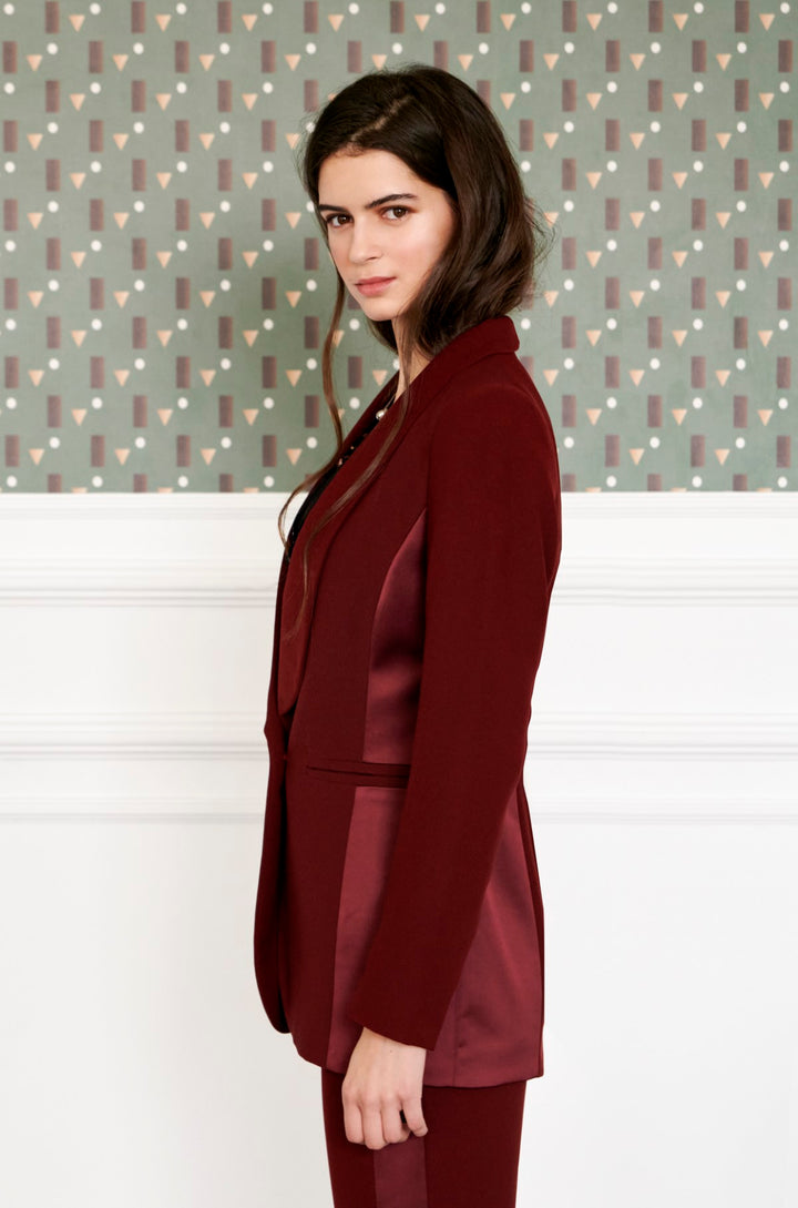 Blazer Bal burdeos