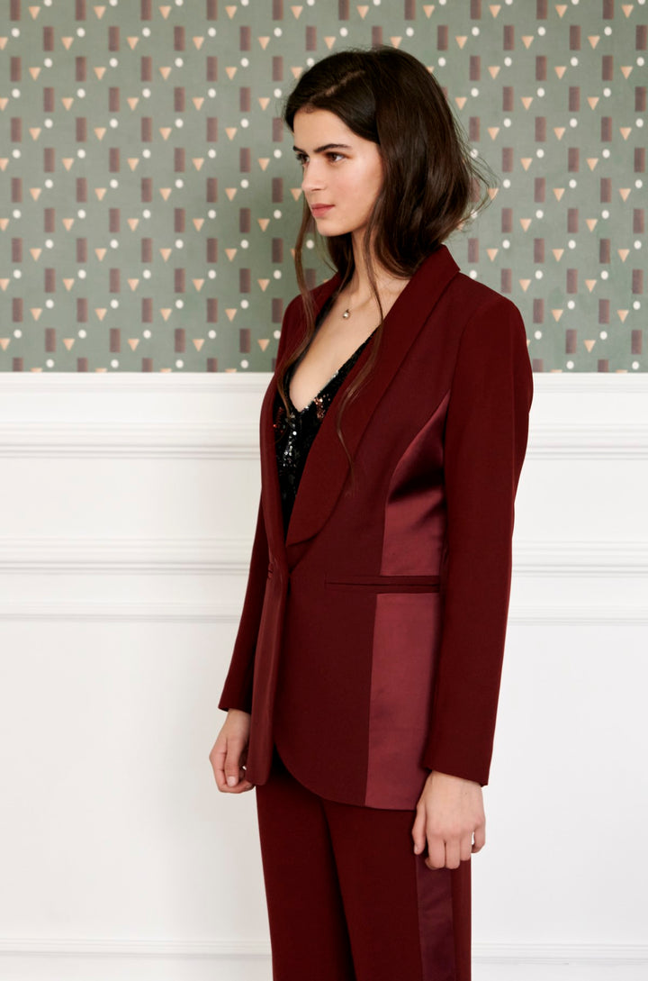 Blazer Bal burdeos