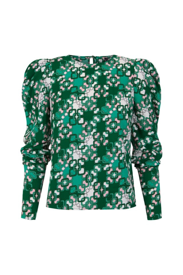 Blusa Cadenas estampado