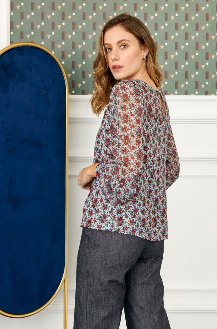 Cervantes printed blouse