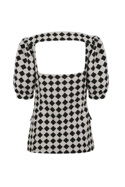 Chaqueta corta Zarilla blanca y negra