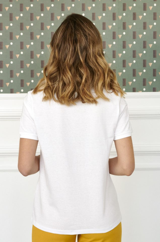 Camiseta Cristal blanca