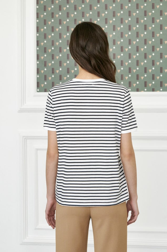 Camiseta cristal rayas