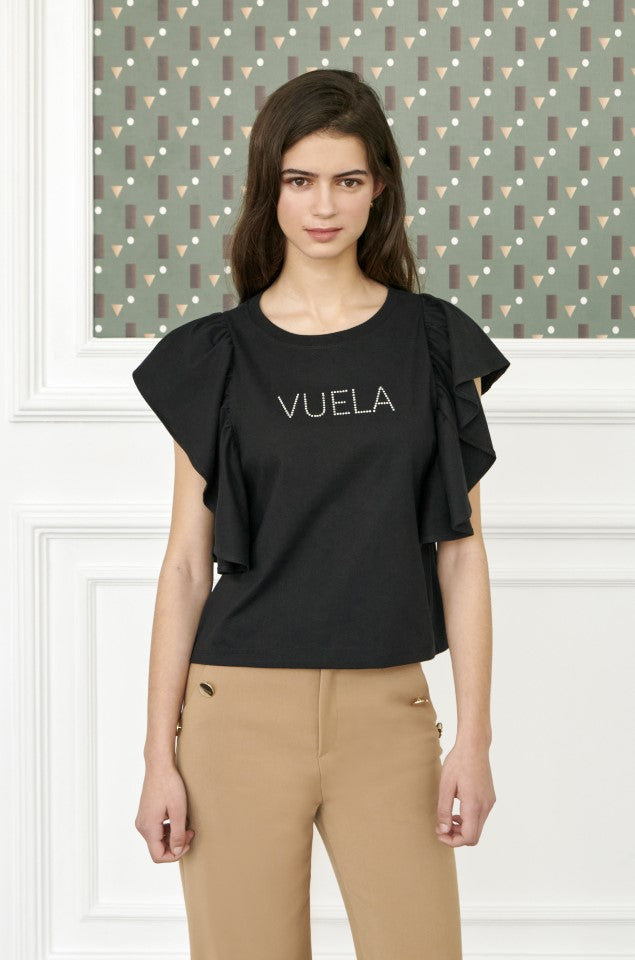 Camiseta Vuela negra