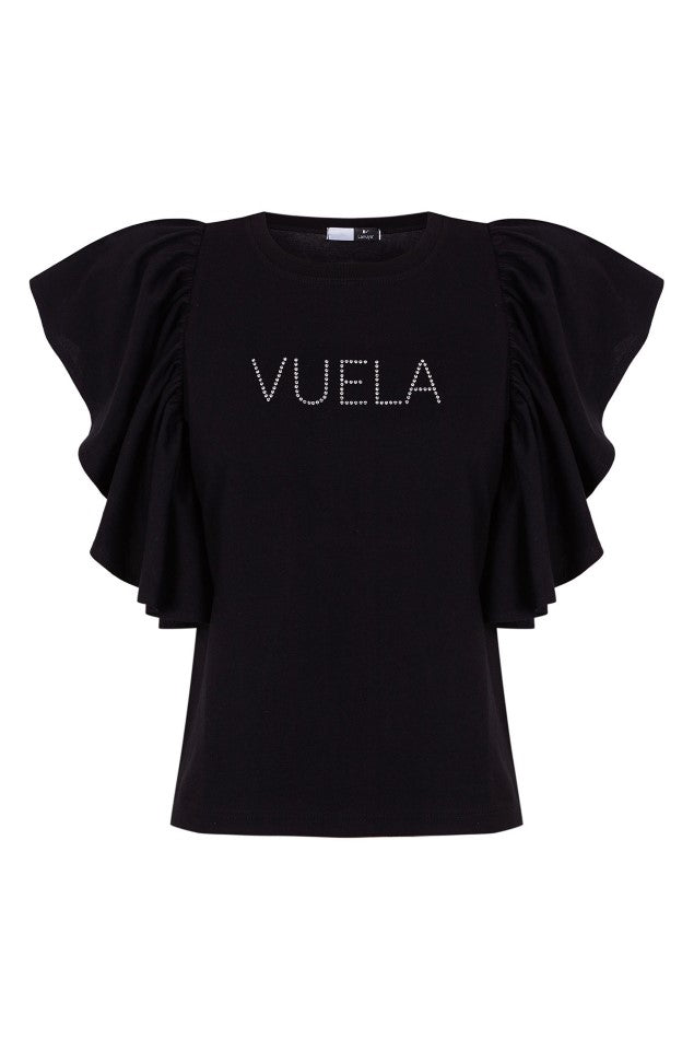 Camiseta Vuela negra