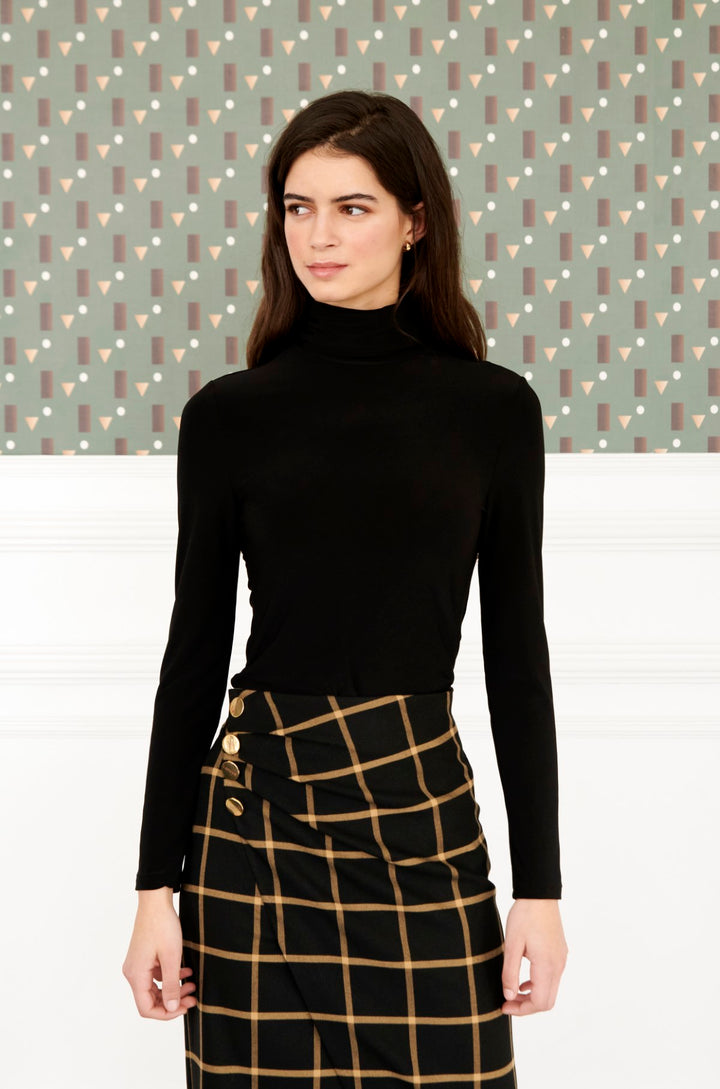 Jersey cuello vuelto Sublime negro