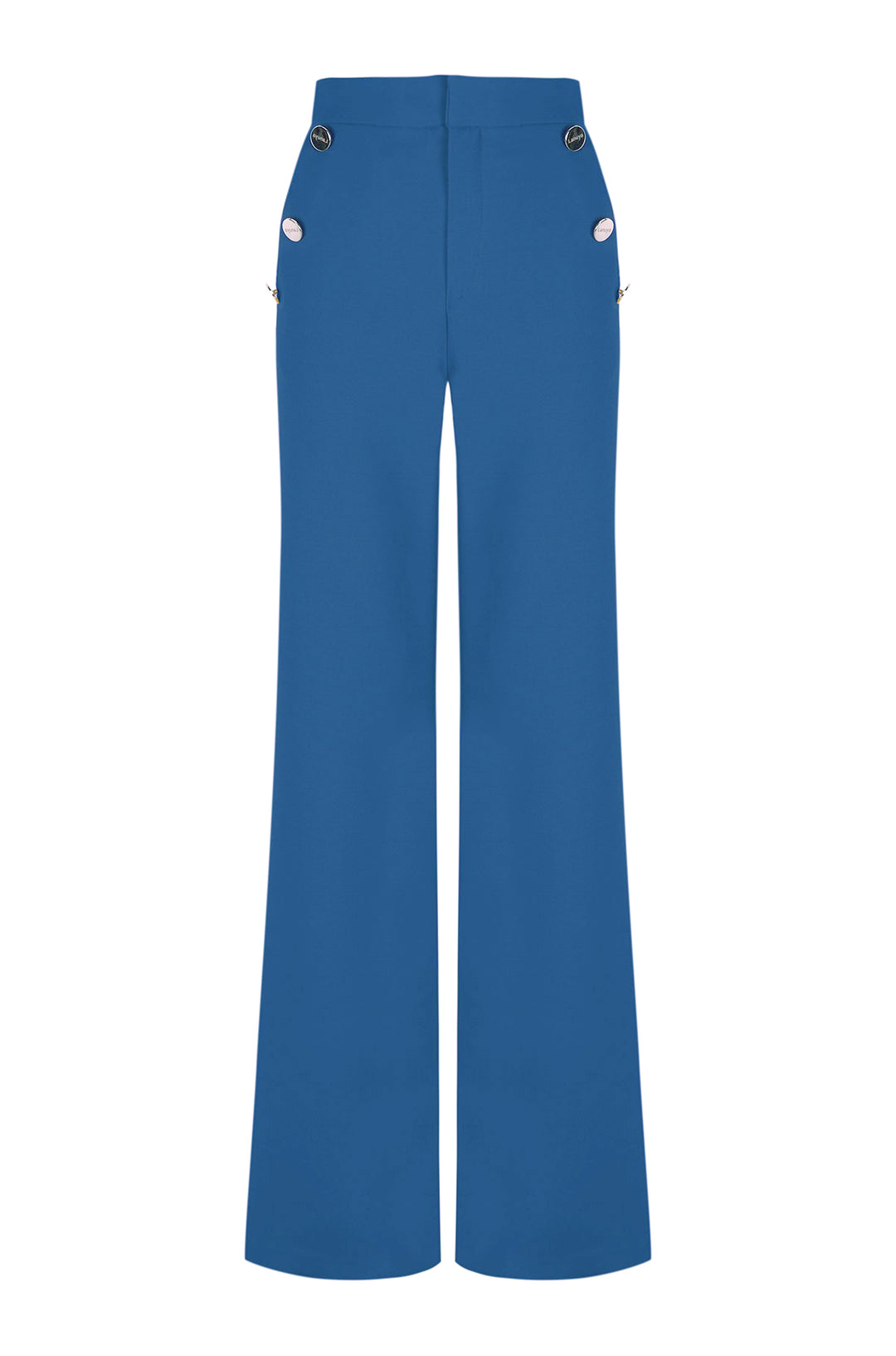 Basic straight trousers in blue
