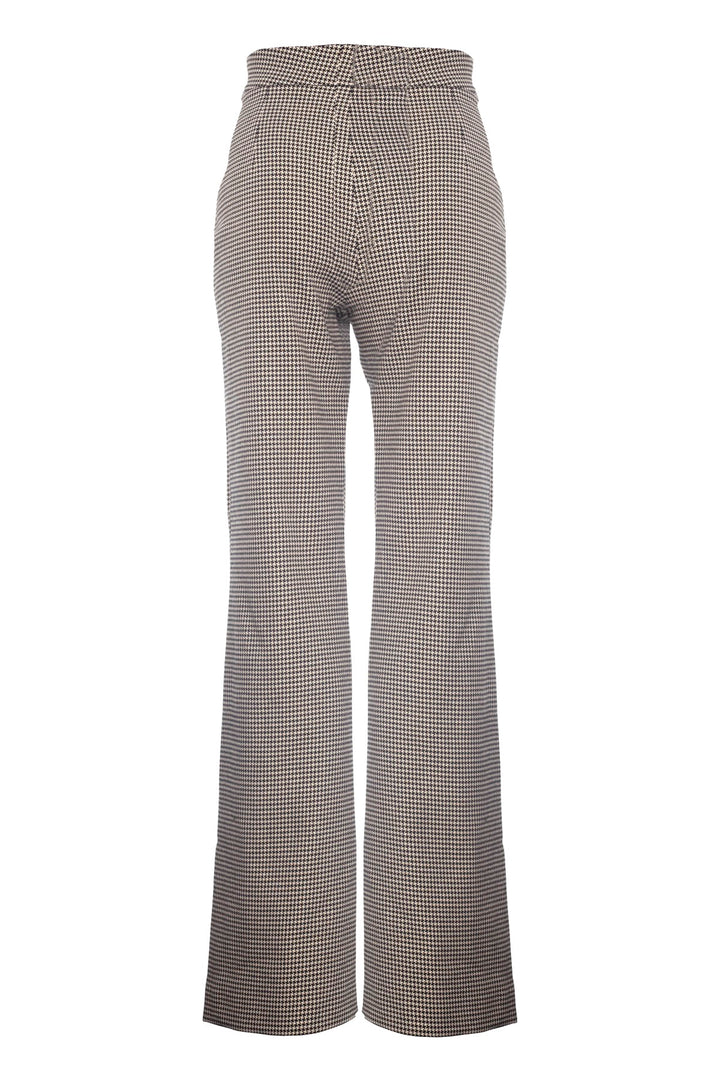 Atlas Houndstooth Straight Trousers