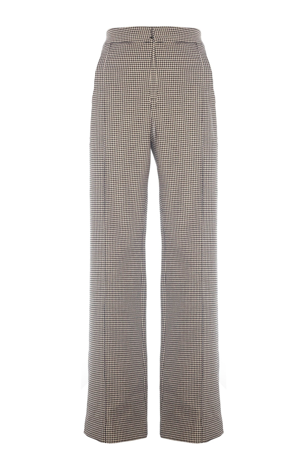 Atlas Houndstooth Straight Trousers