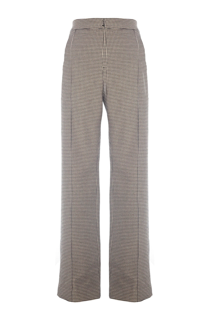 Atlas Houndstooth Straight Trousers