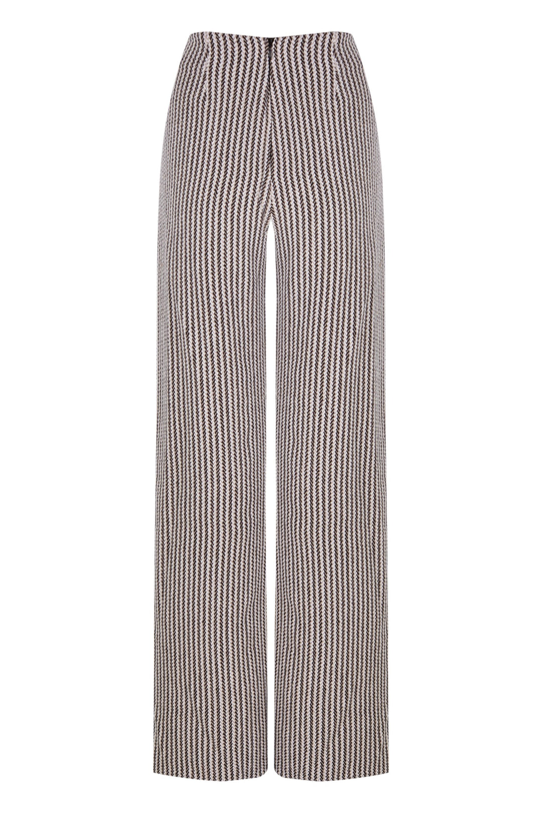 Pantalón ancho Ondina blanco y negro