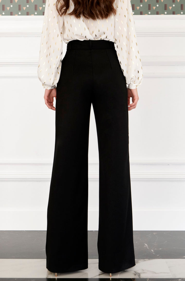 Pantalón recto Queen negro