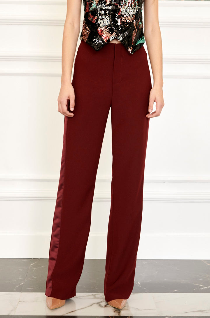 Pantalón Bal burdeos