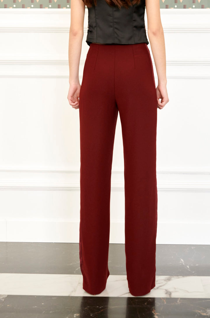 Pantalón Bal burdeos