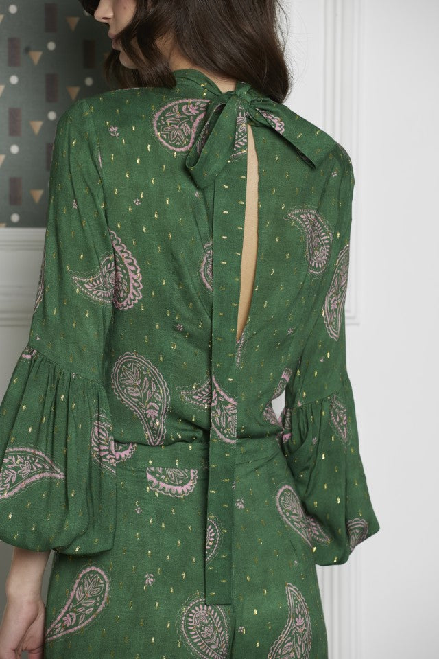 Blusa Dovela verde oscuro