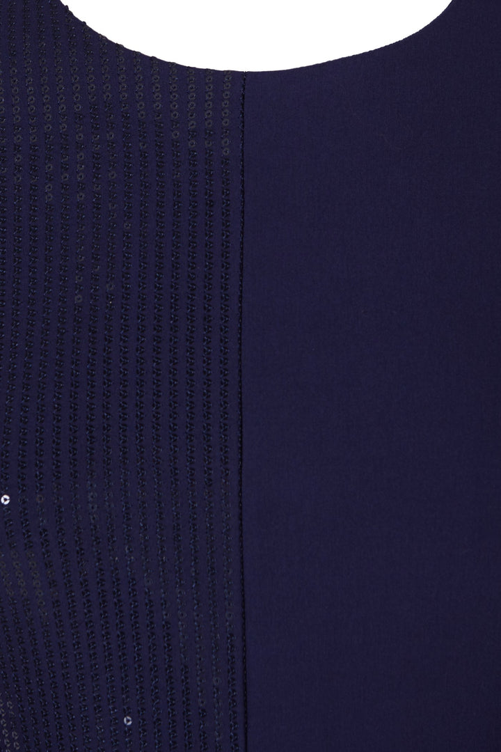 Vestido Reflejo azul oscuro