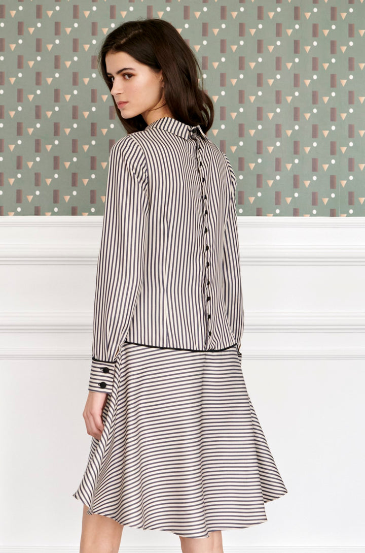 Short dress with owl print