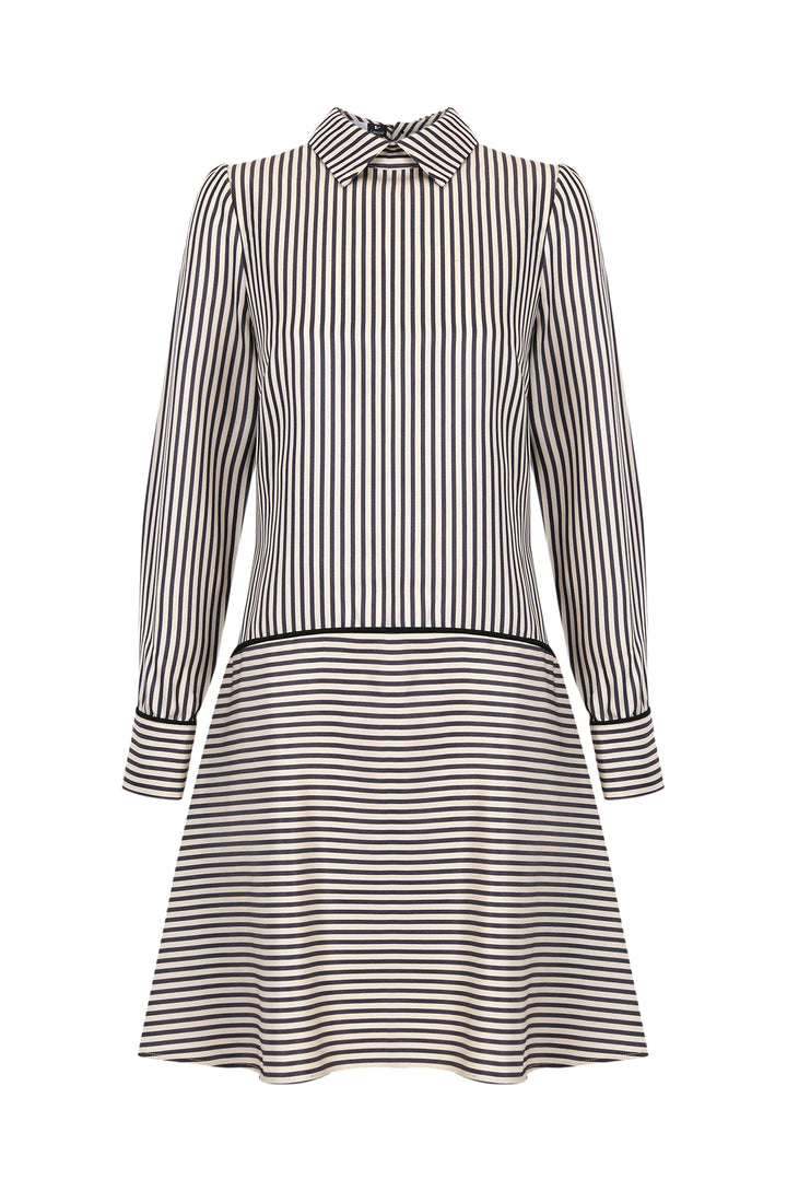 Short dress with owl print