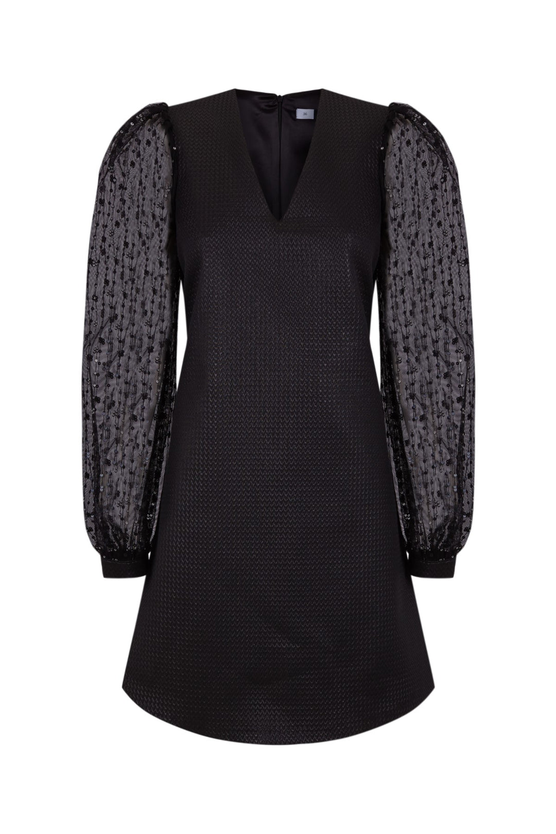 Vestido corto Mousse negro