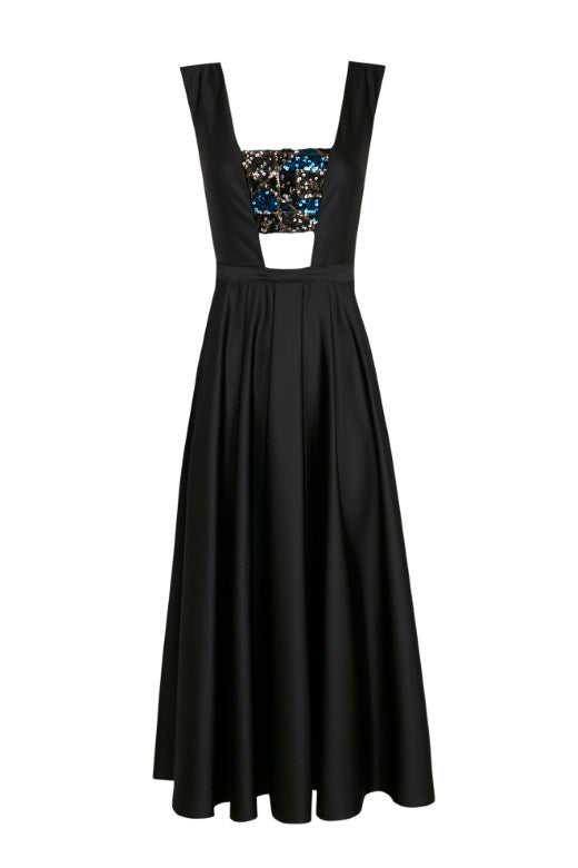 Vestido tablas Sillerilla negro