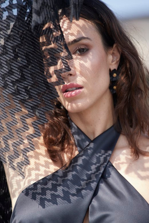 Vestido largo Zamar negro