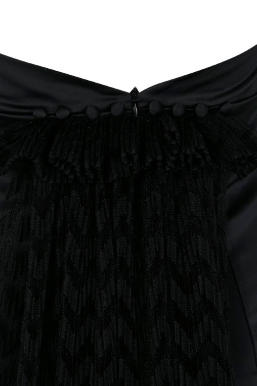 Vestido largo Zamar negro