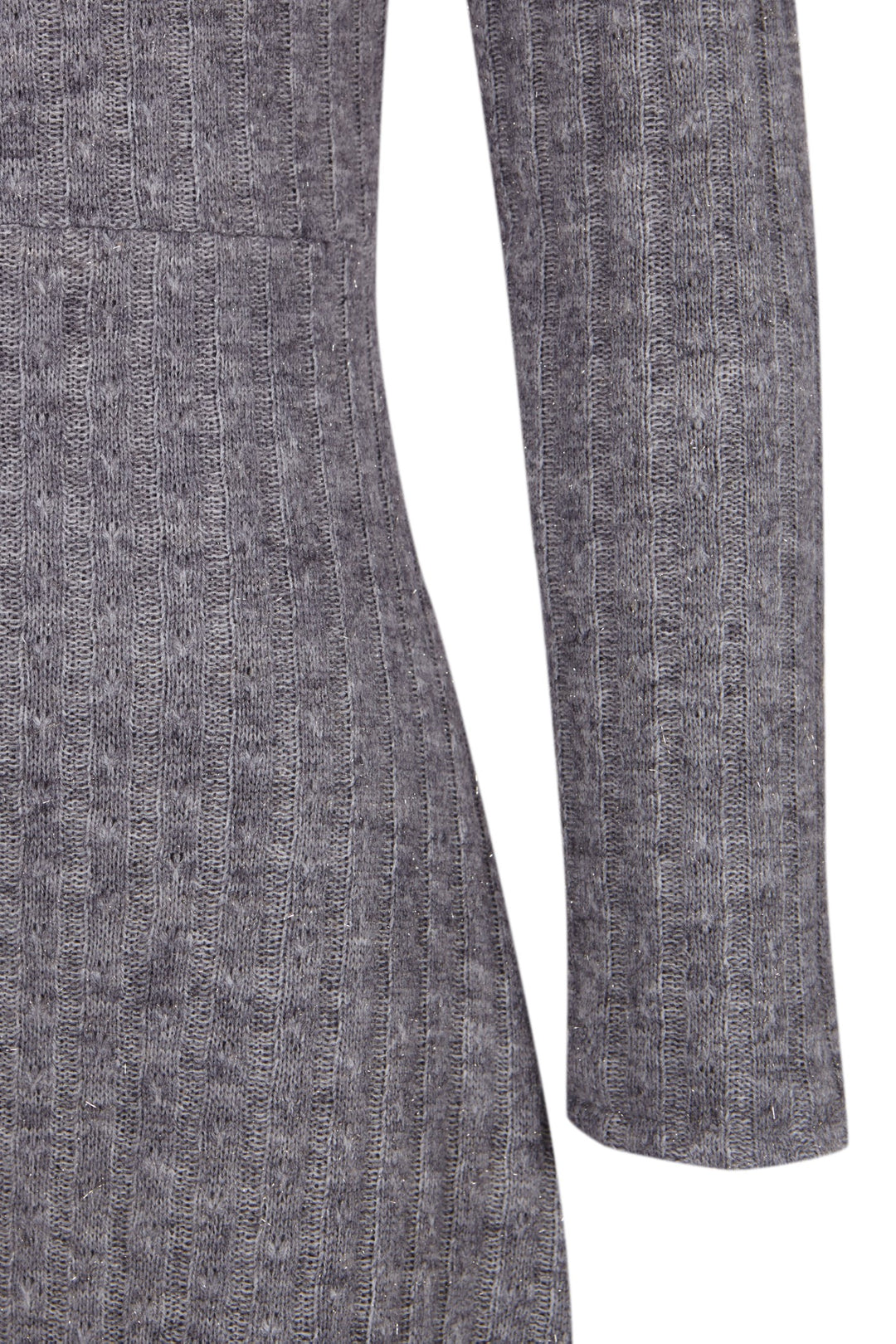 Vestido abotonado Bruma gris