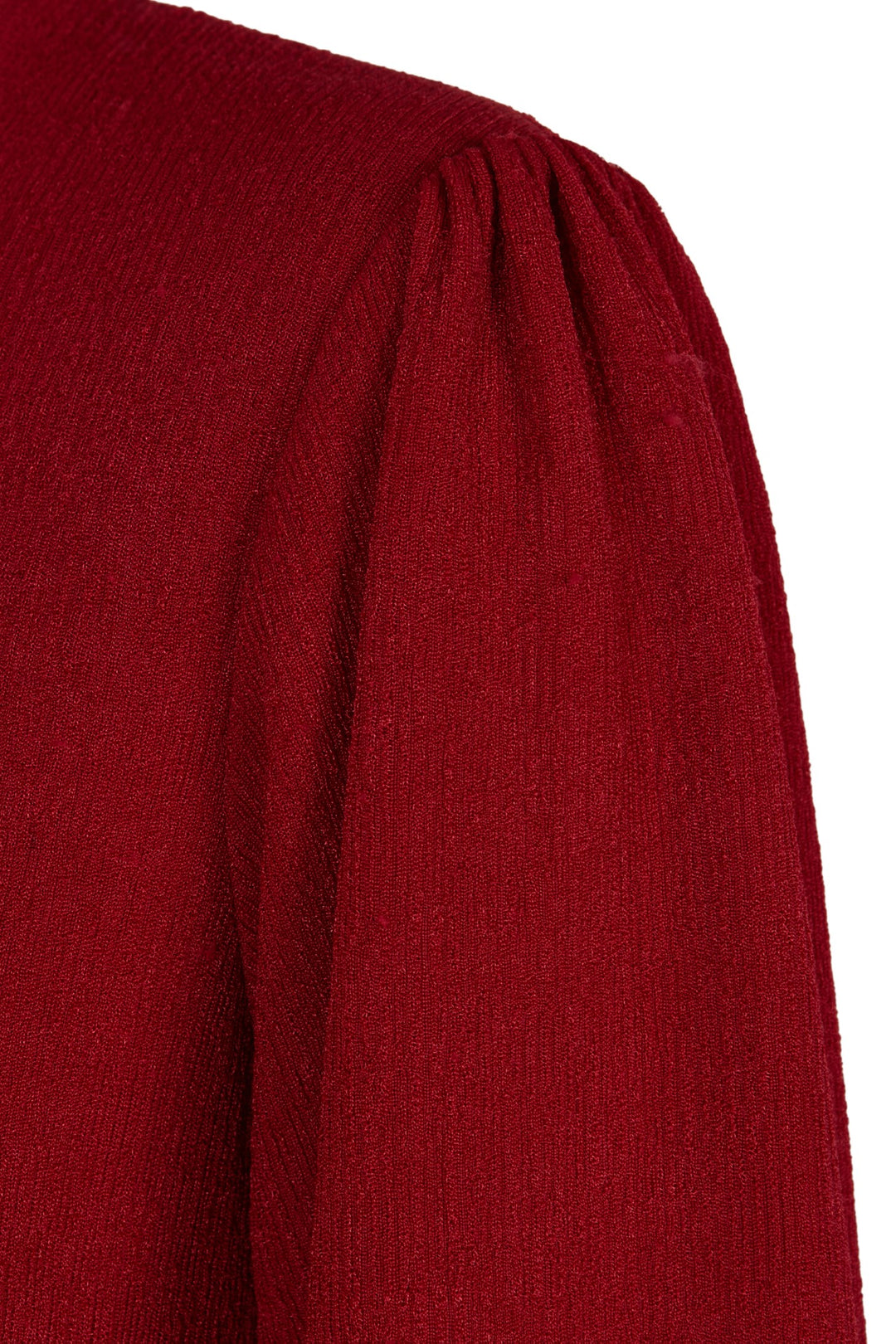 Vestido mangas abullonadas Eclipse rojo